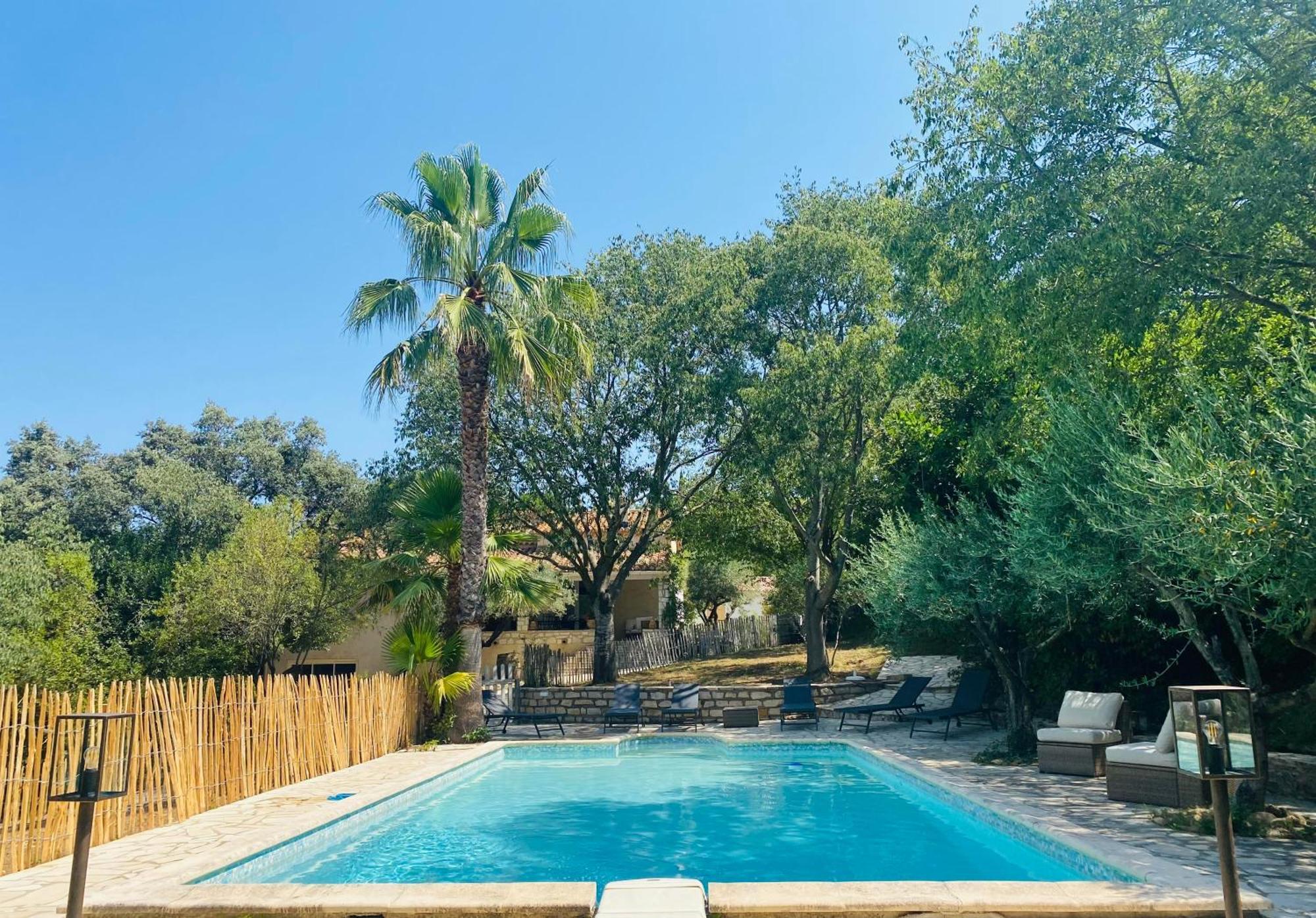 Magnifique Villa Typique Du Sud Avec Piscine Privee Et Jardin Mediterraneen Saint-Vincent-de-Barbeyrargues Kültér fotó